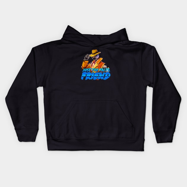 Pathfinder - Just The Facts, Friend Kids Hoodie by Paul Draw
